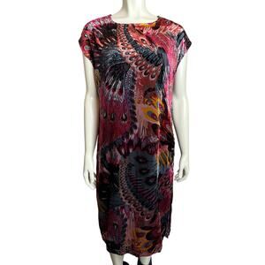 Anthropologie Daniel Rainn Agostina Velvet Burnout Tunic Dress petite 8